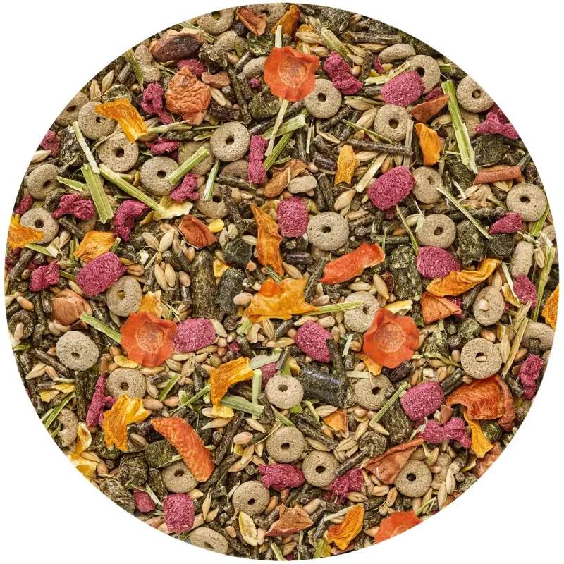 Pienso seco para conejos enanos Vitakraft 25542 — 3 kg, sabor cereales, sin conservantes, bolsa resistente, 14% fibra bruta