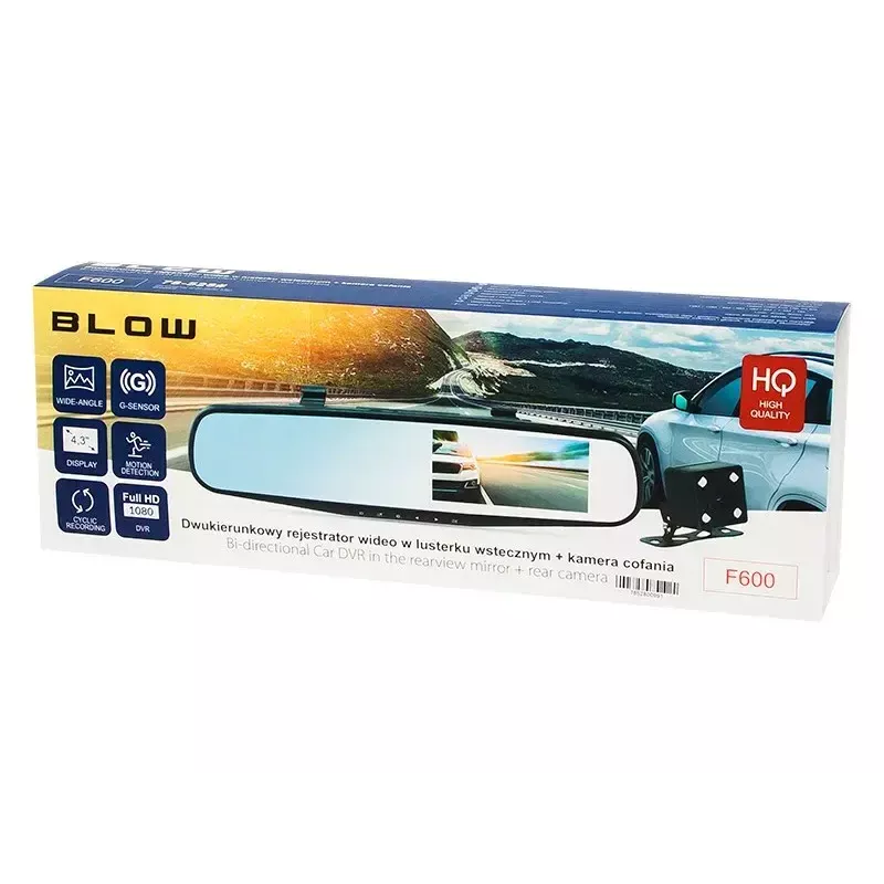 Dashcam BLOW F600 Full HD 1080p visión nocturna – grabación 1080p, visión nocturna
