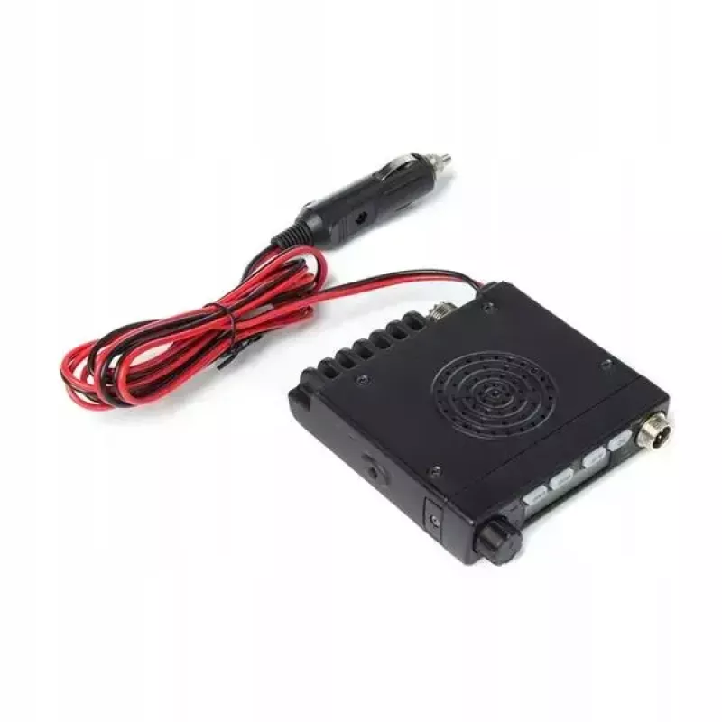 Luiton LT-198 radio CB, AM/FM, ASQ, enchufe de mechero, negra
