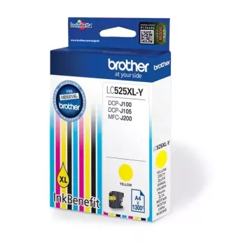 Cartucho de tinta Brother LC525XL-Y Original Extra (Super) High Yield amarillo