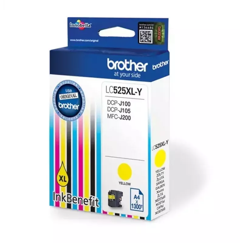 Cartucho de tinta Brother LC525XL-Y Original Extra (Super) High Yield amarillo