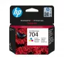 Cartucho HP 704 tricolor Original Ink Advantage, cian, magenta, amarillo, 1 ud., 200 páginas