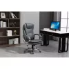 Activejet YK7304 silla de oficina con calefacción y masaje, gris