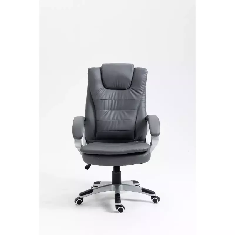 Activejet YK7304 silla de oficina con calefacción y masaje, gris