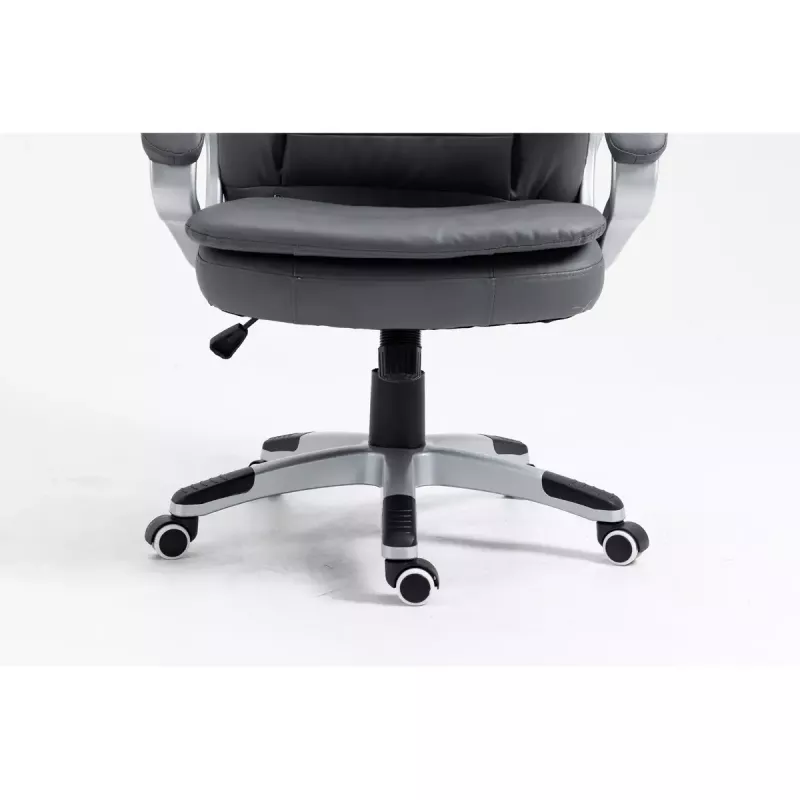 Activejet YK7304 silla de oficina con calefacción y masaje, gris