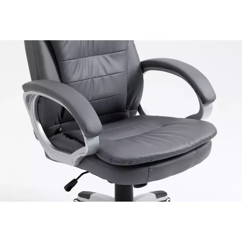 Activejet YK7304 silla de oficina con calefacción y masaje, gris