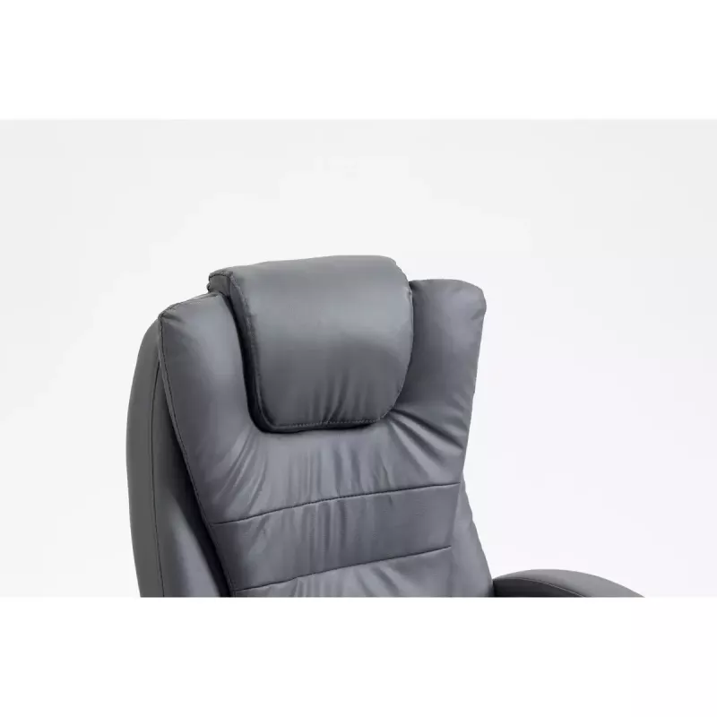 Activejet YK7304 silla de oficina con calefacción y masaje, gris