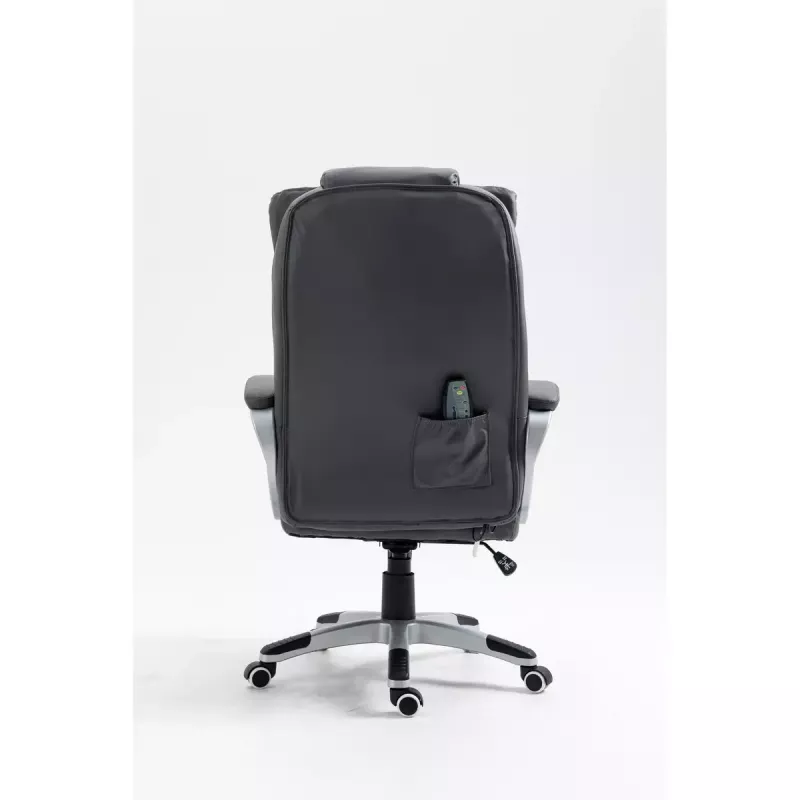 Activejet YK7304 silla de oficina con calefacción y masaje, gris