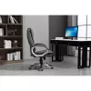 Activejet YK7304 silla de oficina con calefacción y masaje, gris