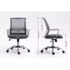 Activejet YK01 silla de oficina, gris