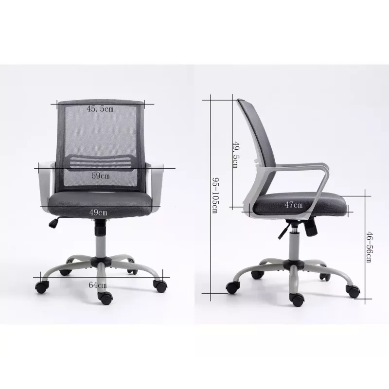 Activejet YK01 silla de oficina, gris