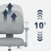 Silla giratoria mark adler Junior 5.0 — respaldo ergonómico de malla, asiento de espuma, altura ajustable 42–54 cm, gris