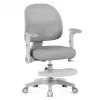 Silla giratoria mark adler Junior 5.0 — respaldo ergonómico de malla, asiento de espuma, altura ajustable 42–54 cm, gris