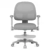 Silla giratoria mark adler Junior 5.0 — respaldo ergonómico de malla, asiento de espuma, altura ajustable 42–54 cm, gris