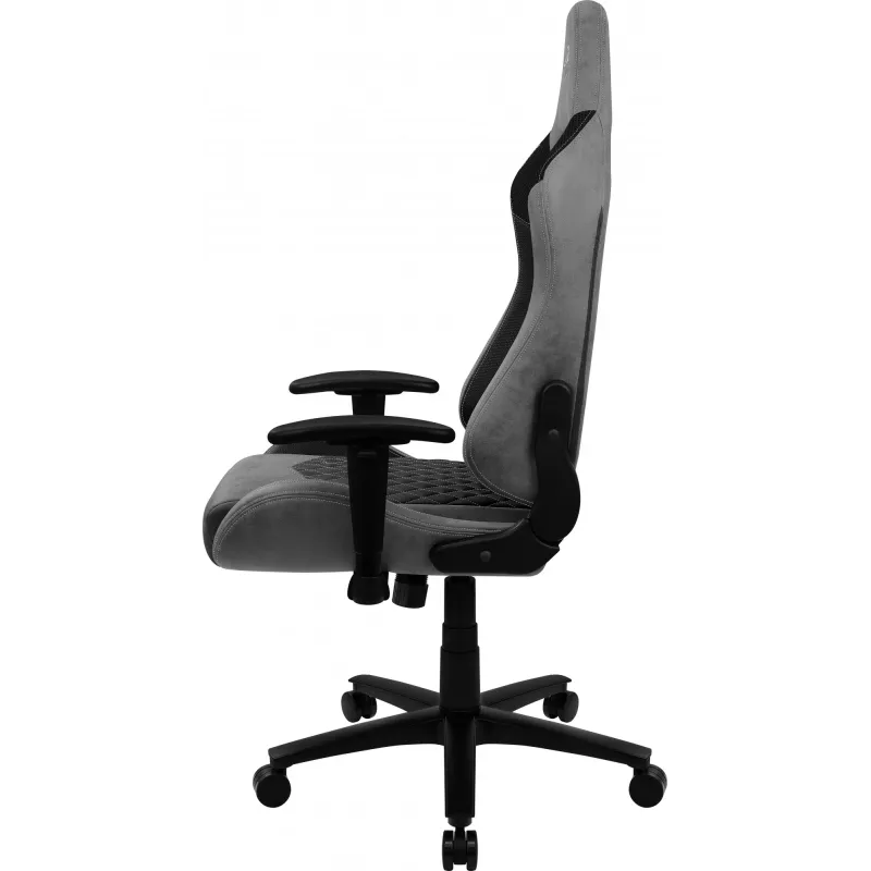 Aerocool DUKE AC-280 AeroSuede silla gaming, microfibra, negro/gris