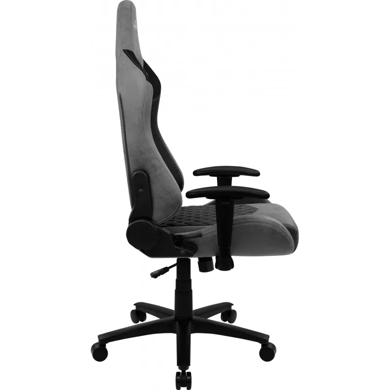 Aerocool DUKE AC-280 AeroSuede silla gaming, microfibra, negro/gris