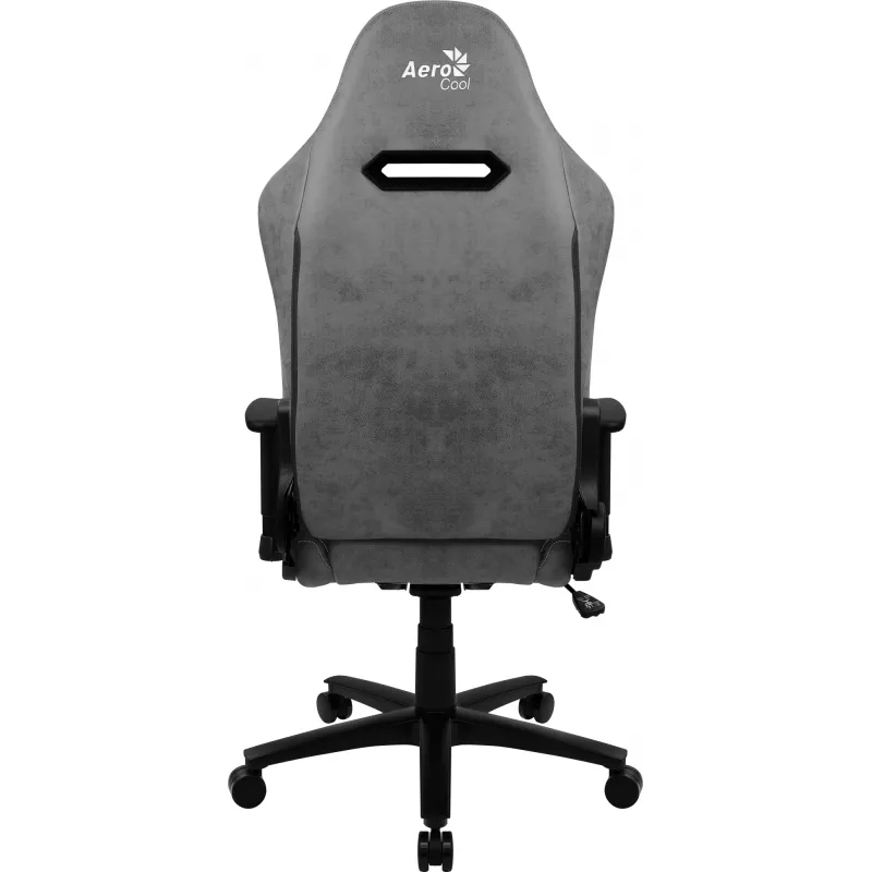 Aerocool DUKE AC-280 AeroSuede silla gaming, microfibra, negro/gris