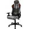 Silla gaming universal Aerocool DUKE AeroSuede negra, marrón, gris