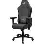 Aerocool CROWN AeroWeave CROWNASHBK silla gaming ergonómica, asiento acolchado, cojines ajustables, Ash Black