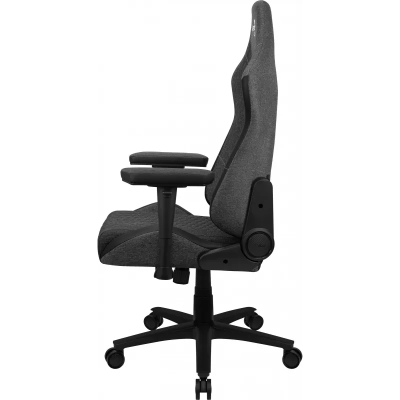 Aerocool CROWN AeroWeave CROWNASHBK silla gaming ergonómica, asiento acolchado, cojines ajustables, Ash Black