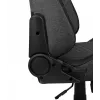 Aerocool CROWN AeroWeave CROWNASHBK silla gaming ergonómica, asiento acolchado, cojines ajustables, Ash Black