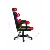 Huzaro Force 4.4 RGB silla gaming, tela, carga máxima 130 kg, altura 125 cm, negro