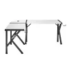 Huzaro Hero 6.3 escritorio gaming, 154×48×74 cm, grosor del tablero 1,5 cm, blanco