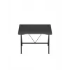 Mesa gaming Huzaro Hero 1.4 negra, tablero MDF rectangular recto 1000x500x750 mm