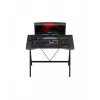 Mesa gaming Huzaro Hero 1.4 negra, tablero MDF rectangular recto 1000x500x750 mm