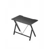 Mesa gaming Huzaro Hero 1.4 negra, tablero MDF rectangular recto 1000x500x750 mm