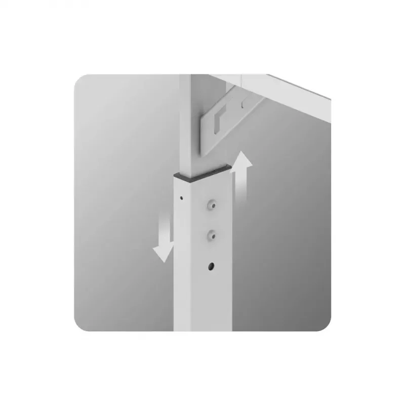 Huzaro Hero 2.6 White escritorio para videojuegos, 120 x 60 cm