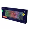 Teclado gaming Trust GXT 833 Thado USB neerlandés negro, plateado