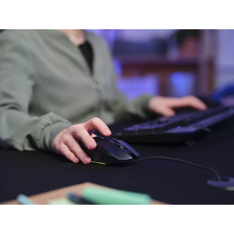 Ratón gaming Trust GXT 109 Felox para diestros USB Type-A óptico 6400 DPI