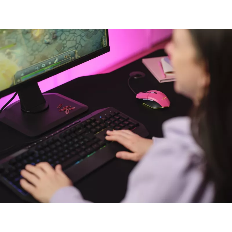 Ratón gaming Trust GXT 109P FELOX ambidiestro USB Type-A 6400 DPI
