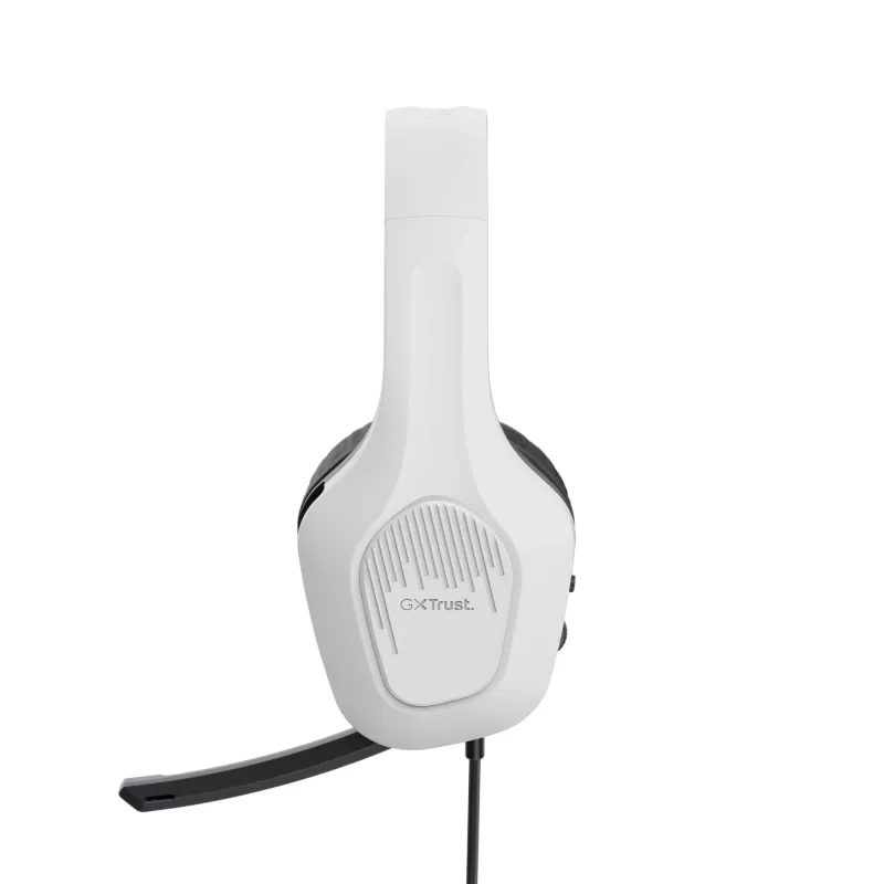 Auriculares Trust GXT 415W Zirox con cable diadema gaming blancos