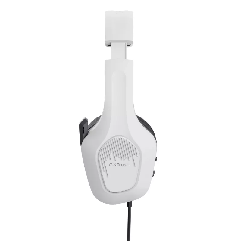 Auriculares Trust GXT 415W Zirox con cable diadema gaming blancos