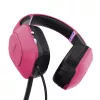 Auriculares Trust GXT 415P Zirox con cable diadema gaming rosa