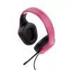 Auriculares Trust GXT 415P Zirox con cable diadema gaming rosa