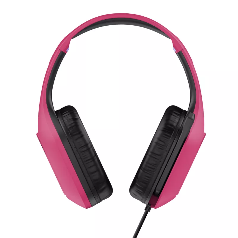 Auriculares Trust GXT 415P Zirox con cable diadema gaming rosa