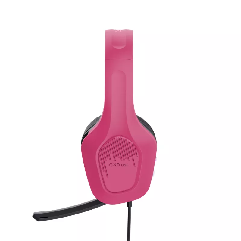Auriculares Trust GXT 415P Zirox con cable diadema gaming rosa