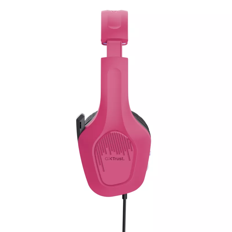 Auriculares Trust GXT 415P Zirox con cable diadema gaming rosa