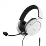 Auriculares Trust GXT 489W FAYZO con cable diadema gaming negros, blancos