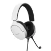 Auriculares Trust GXT 489W FAYZO con cable diadema gaming negros, blancos