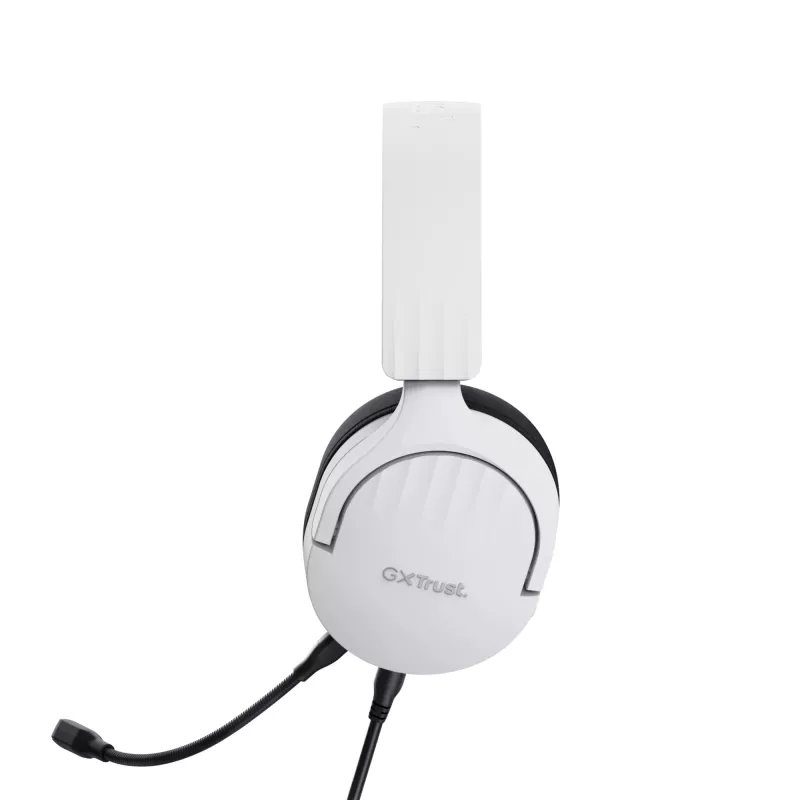 Auriculares Trust GXT 489W FAYZO con cable diadema gaming negros, blancos