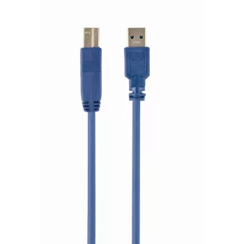 Cable USB 3.0 GEMBIRD conector macho A a conector macho B 3 m – Azul