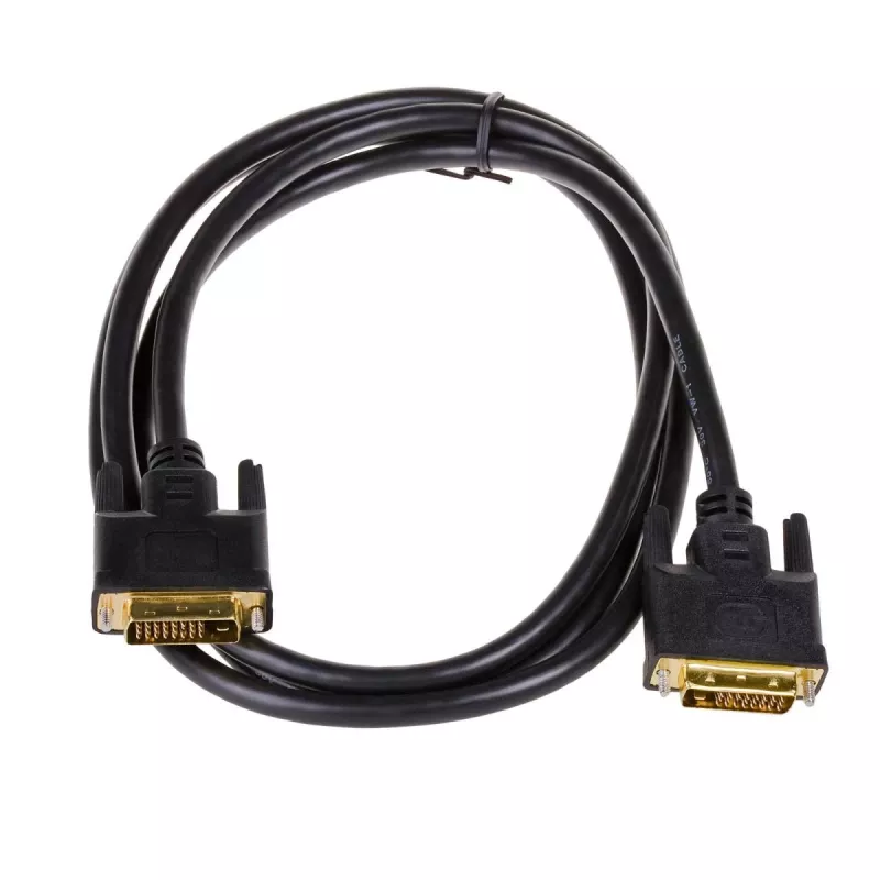 Cable DVI-D Dual-Link Akyga AK-AV-06 (24+1), conector macho a conector macho, 1,8 m, negro