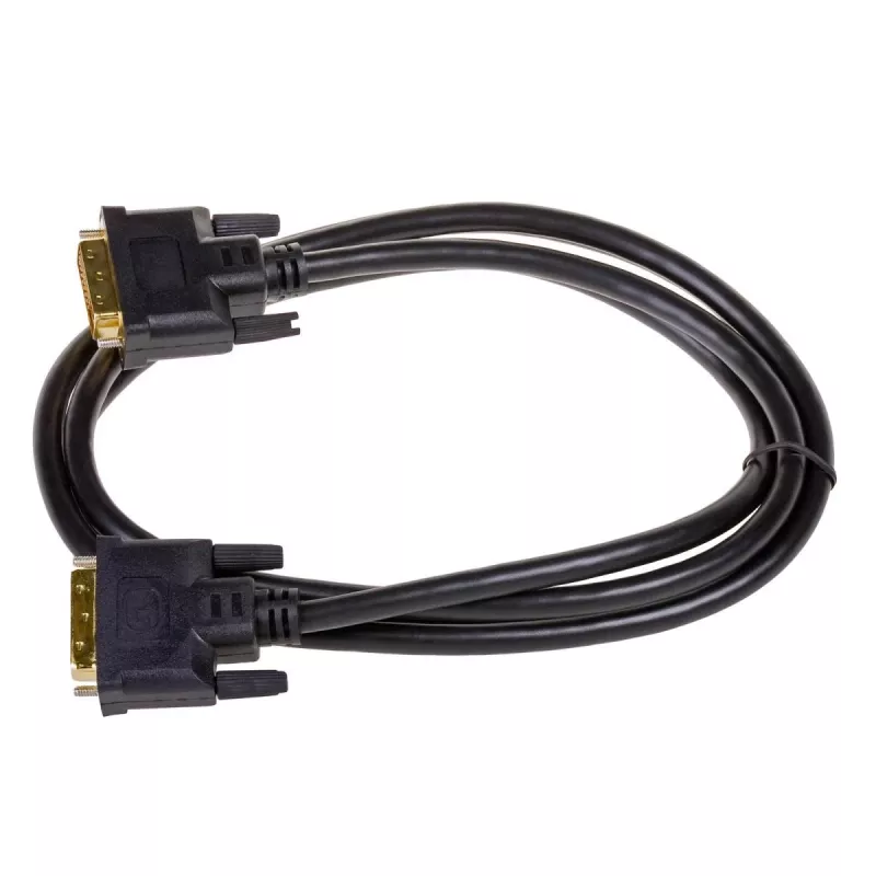 Cable DVI-D Dual-Link Akyga AK-AV-06 (24+1), conector macho a conector macho, 1,8 m, negro