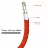 Cable USB-A a Lightning Baseus Yiven 1,8 m, salida 2 A, rojo, funda de elastómero termoplástico