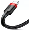BASEUS Cable de carga rápida Cafule trenzado - USB Type-A a Type-C 2A - 2 m - Negro (nailon)