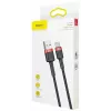 BASEUS Cable de carga rápida Cafule trenzado - USB Type-A a Type-C 2A - 2 m - Negro (nailon)
